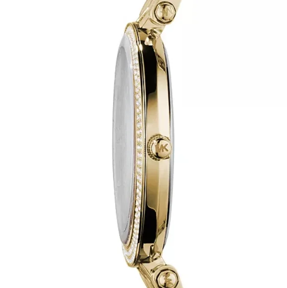 BEAUTIFUL RETIRED AUTHENTIC Women's Michael Kors Darci Watch Gold Tone🧊 - Picture 9 of 10